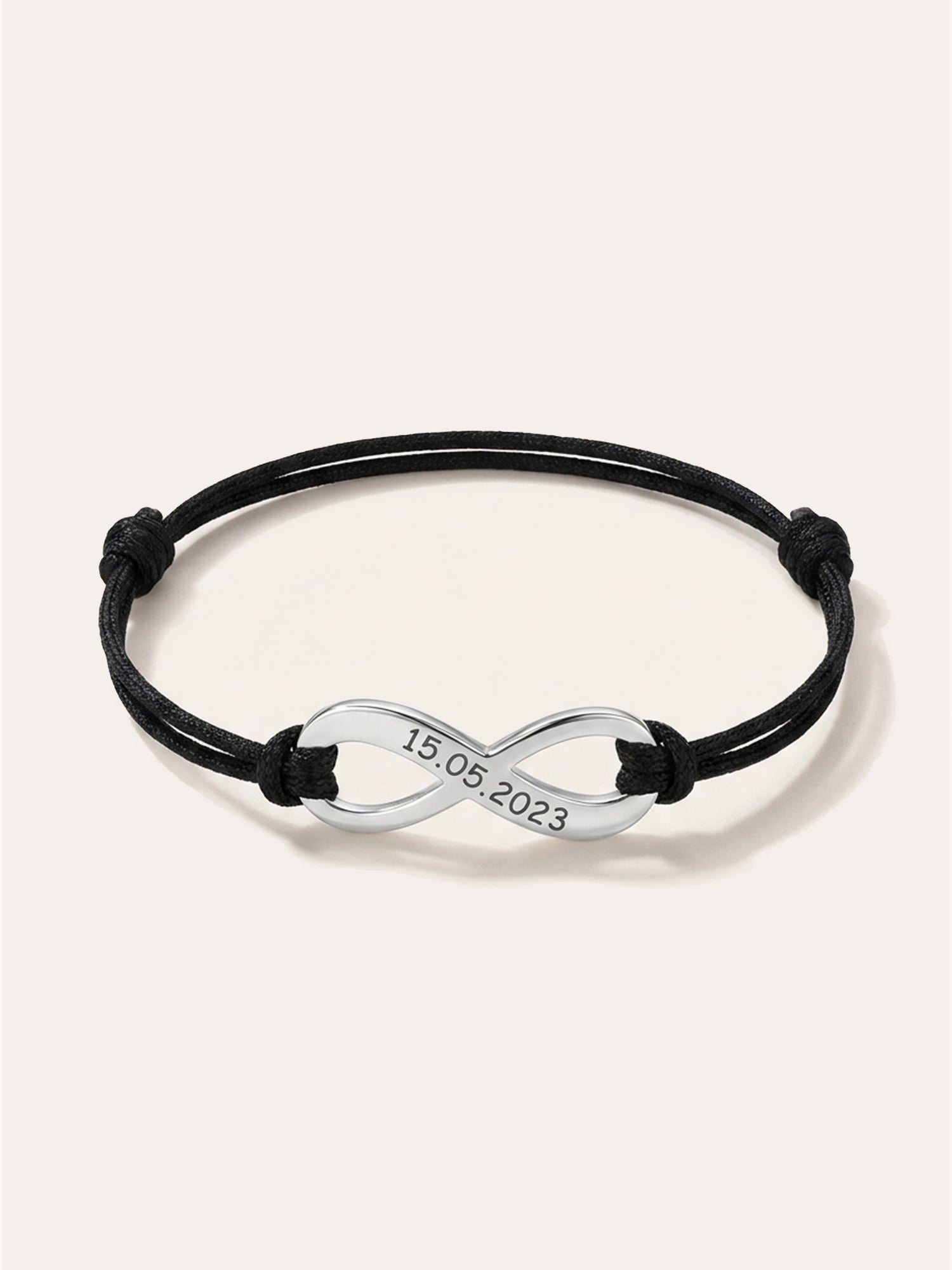 Unendlichkeit – Personalisiertes Infinity-Armband