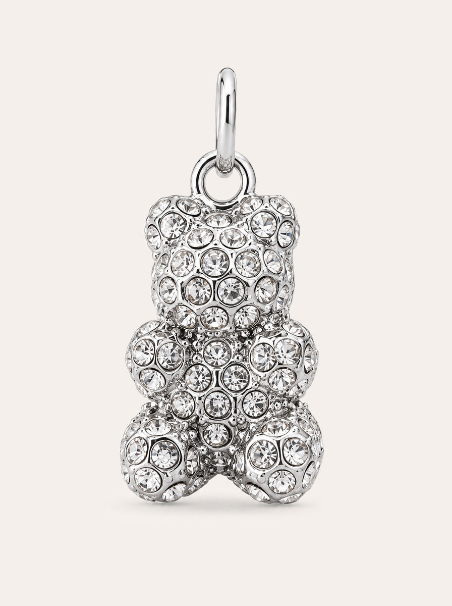 Teddybär mit Zirkonia Charm