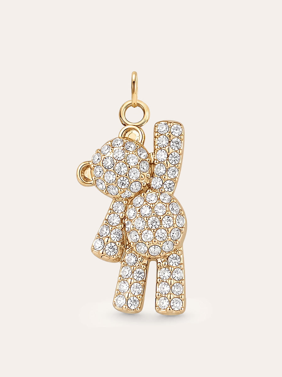 Teddybär winkend Charm