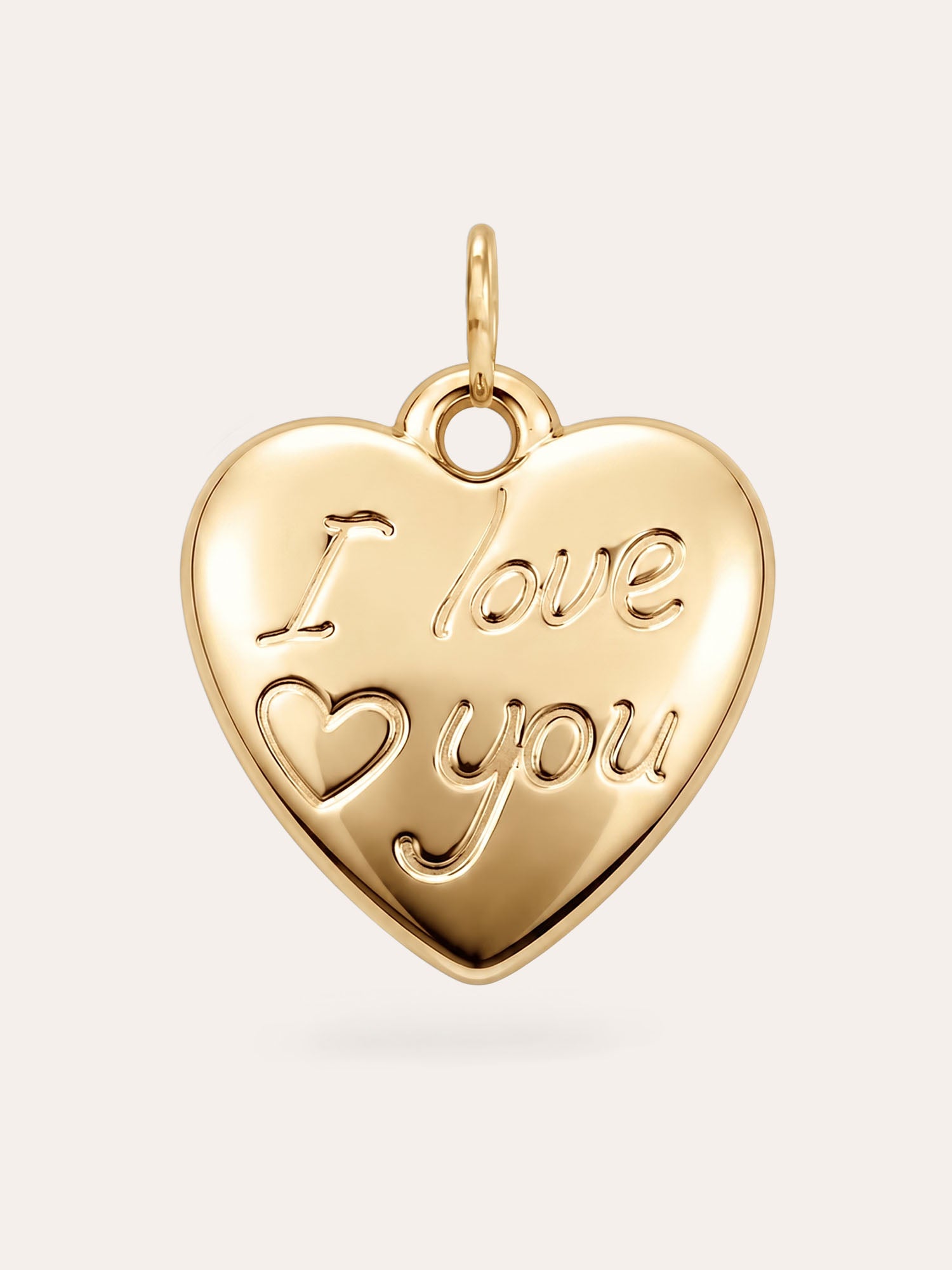 Herz mit "i Love you" Charm