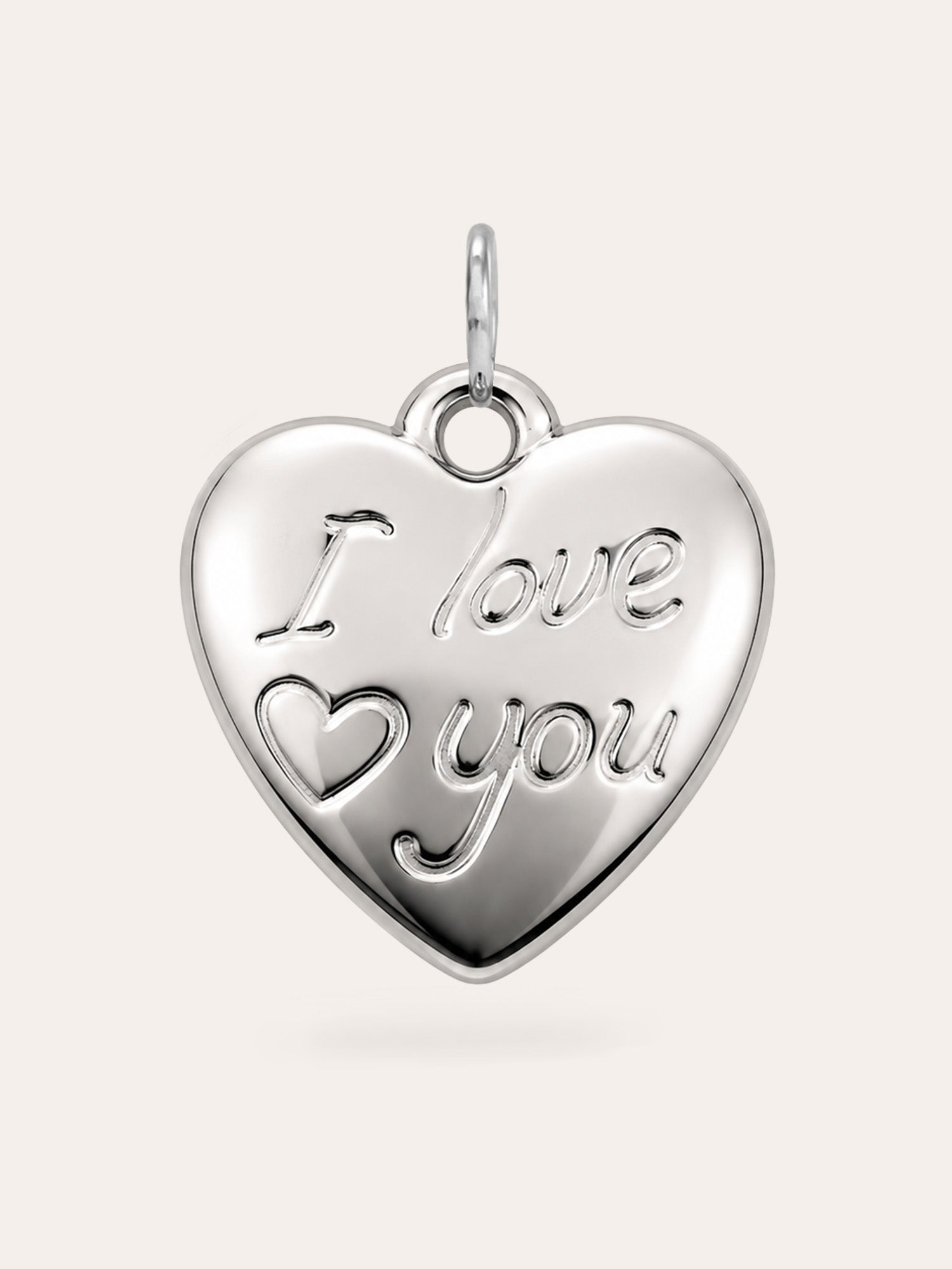 Herz mit "i Love you" Charm