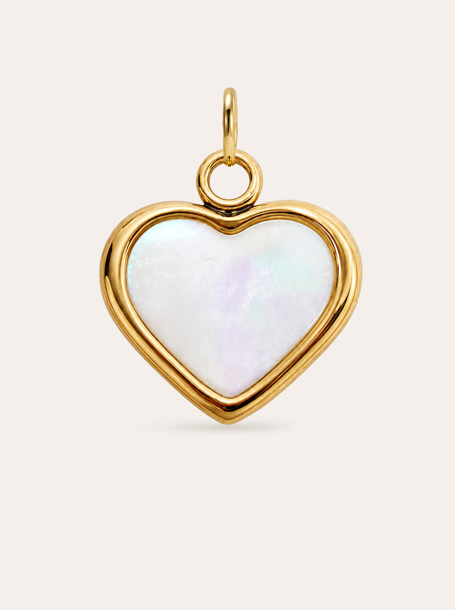 Herz mit Opal Charm