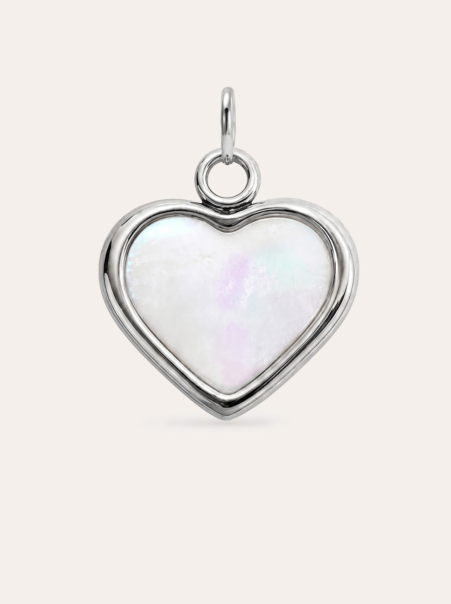 Herz mit Opal Charm