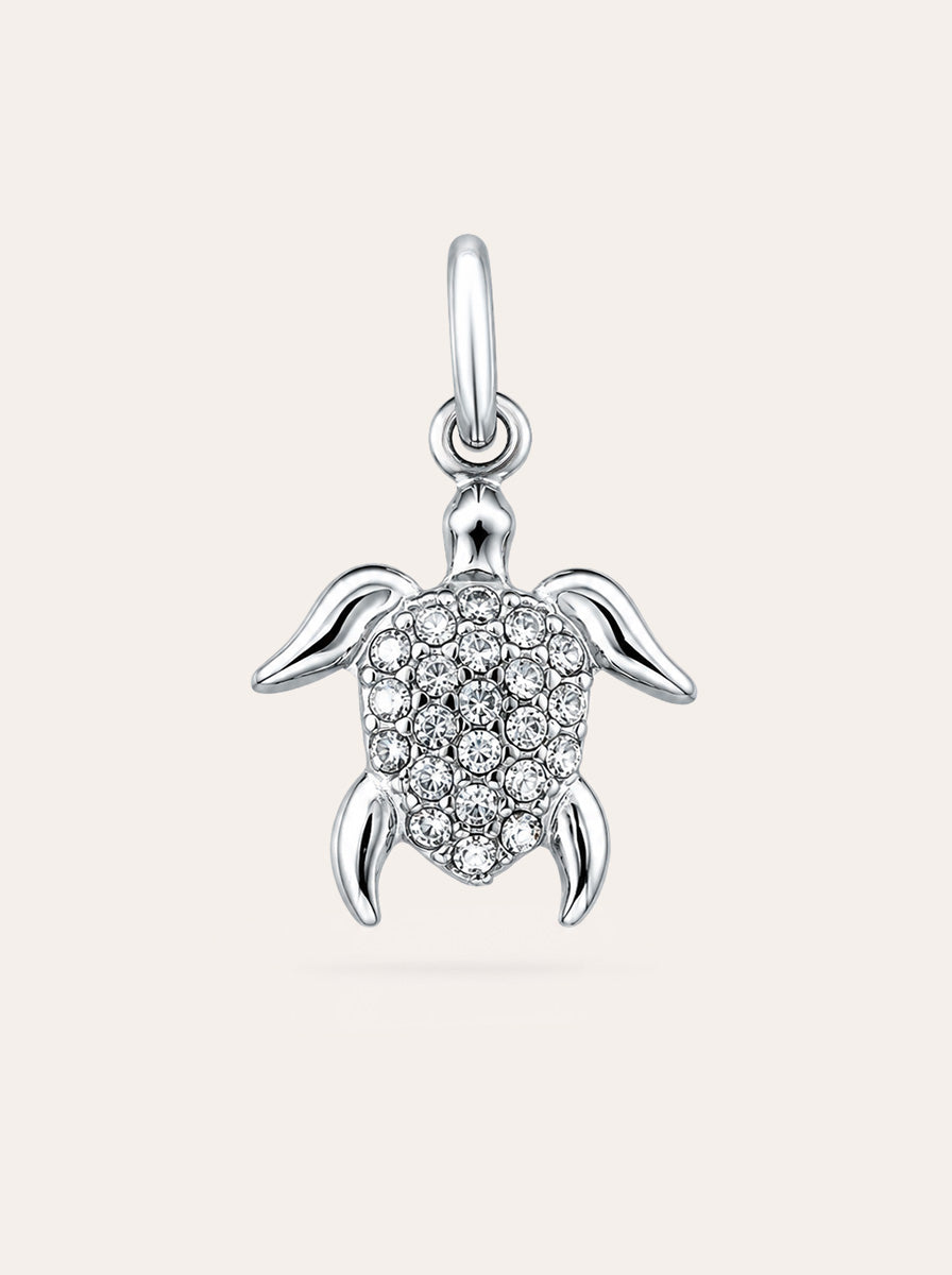 Schildkröte mit Zirkonia Charm