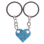BUILDING BLOCK HEART KEYCHAIN ​​FOR COUPLES & BFF's - Vahlery