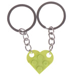 BUILDING BLOCK HEART KEYCHAIN ​​FOR COUPLES & BFF's - Vahlery