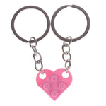 BUILDING BLOCK HEART KEYCHAIN ​​FOR COUPLES & BFF's - Vahlery