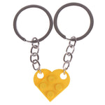 BUILDING BLOCK HEART KEYCHAIN ​​FOR COUPLES & BFF's - Vahlery