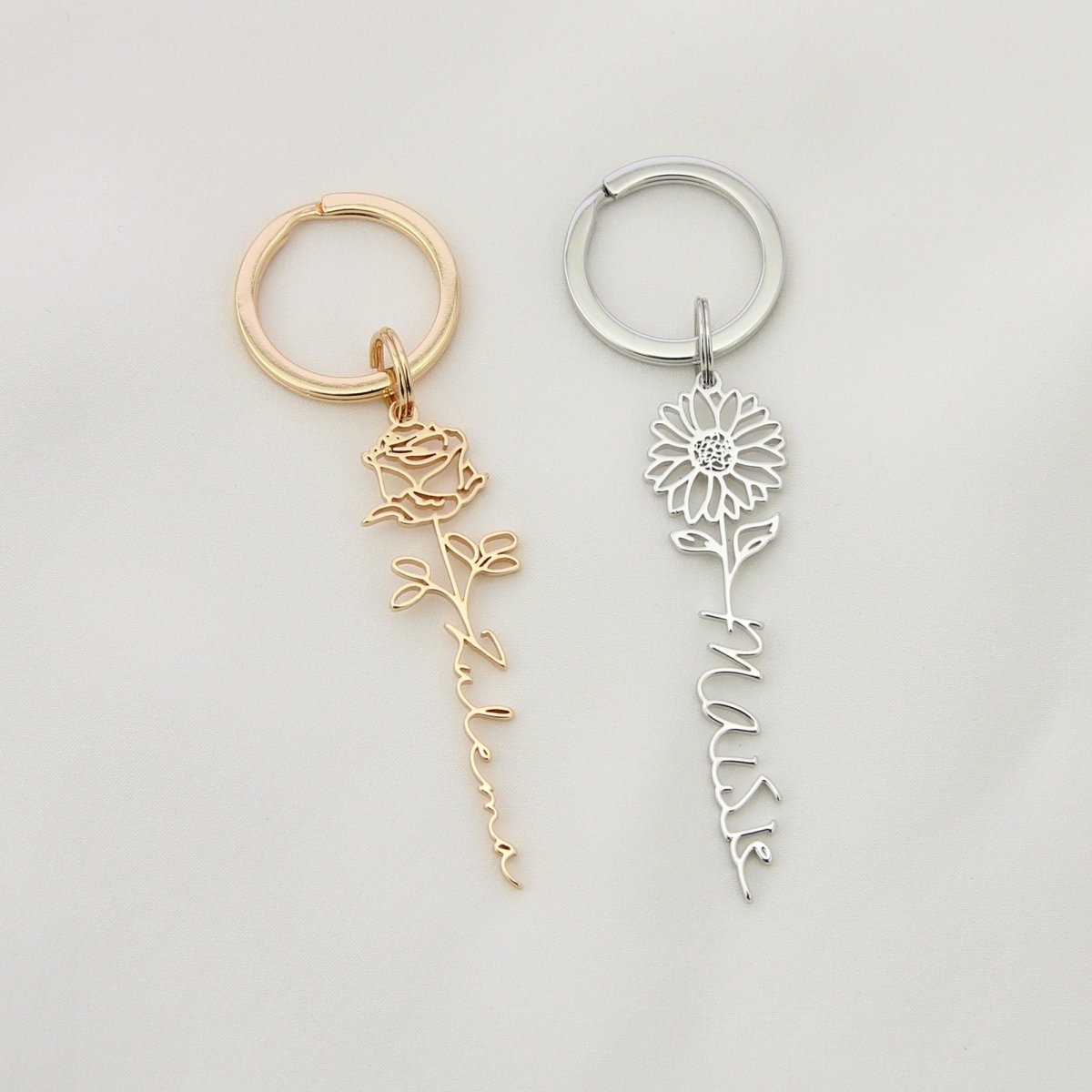 ÉLÉGANCE FLORE - PORTE-CLÉS - Vahlery