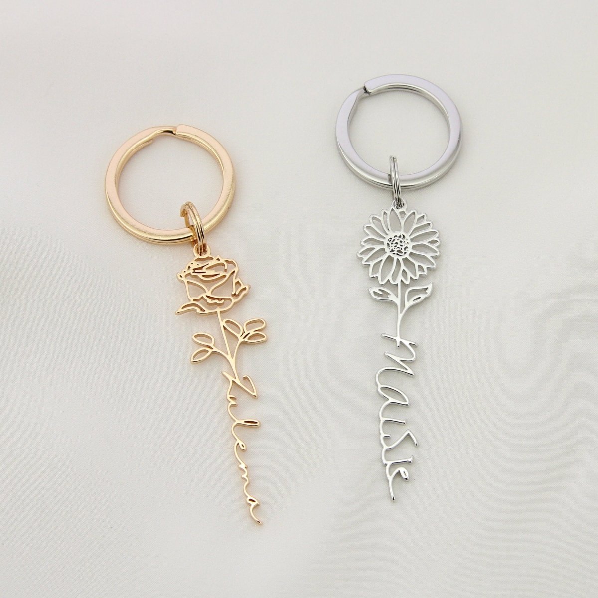 ÉLÉGANCE FLORE - PORTE-CLÉS - Vahlery