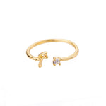 INITIALEN RING MIT ZIRKONIA - Vahlery