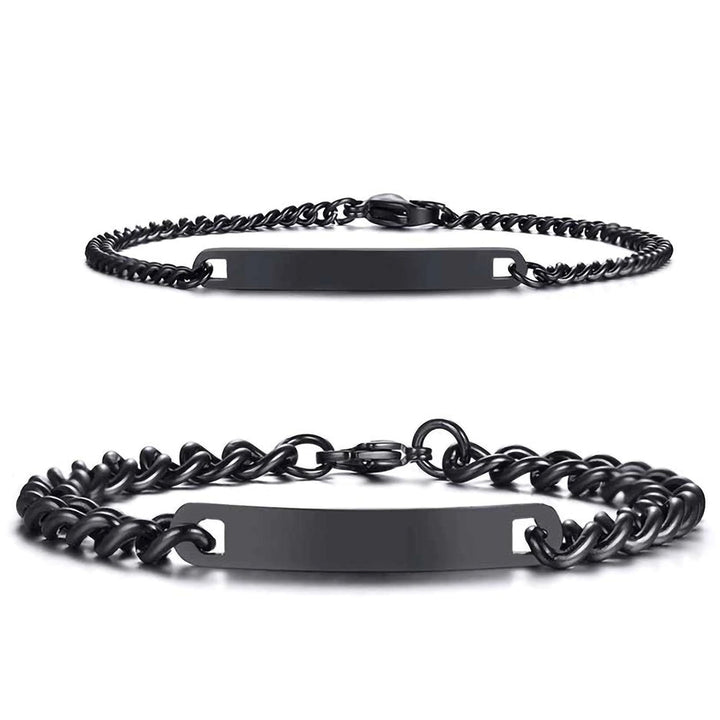 PARTNER CUBAN-ARMBAND MIT GRAVUR - Vahlery