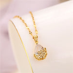 Wassertropfen-Blumen Kette - Vahlery